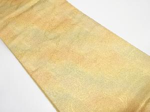 流水模様織り出し　全通袋帯